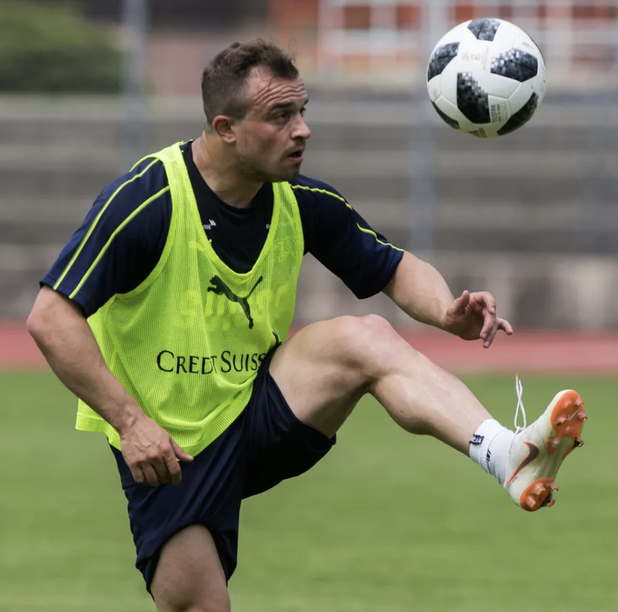 Xherdan Shaqiri Practice Shot